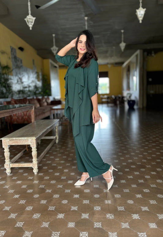 Green Soft Cotton Cord Set