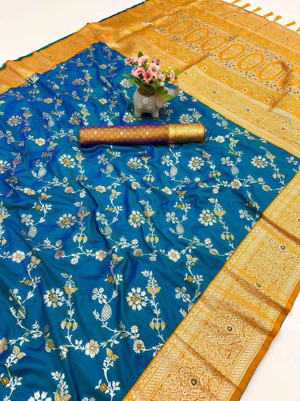 Antique Silk Sarees blue