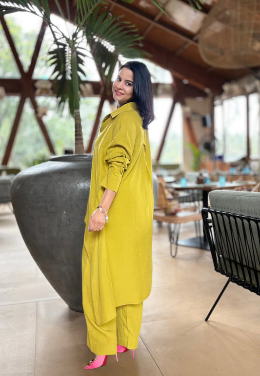 Chrome Yellow Cotton Cord Set