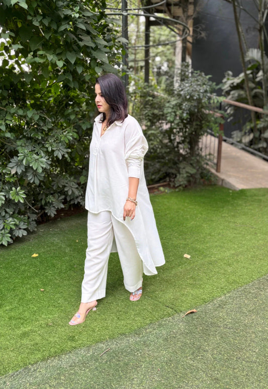 White Cotton Cord Set