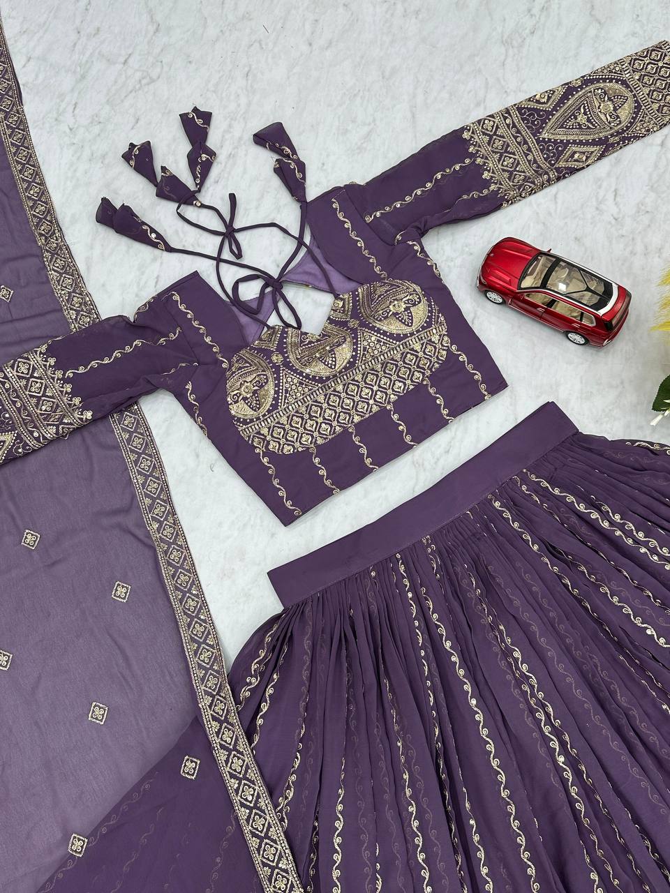 Launching Embroidered Lehenga Choli