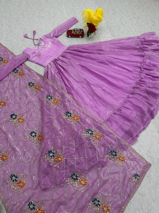 Beautiful Heavy Lavender Color Gown