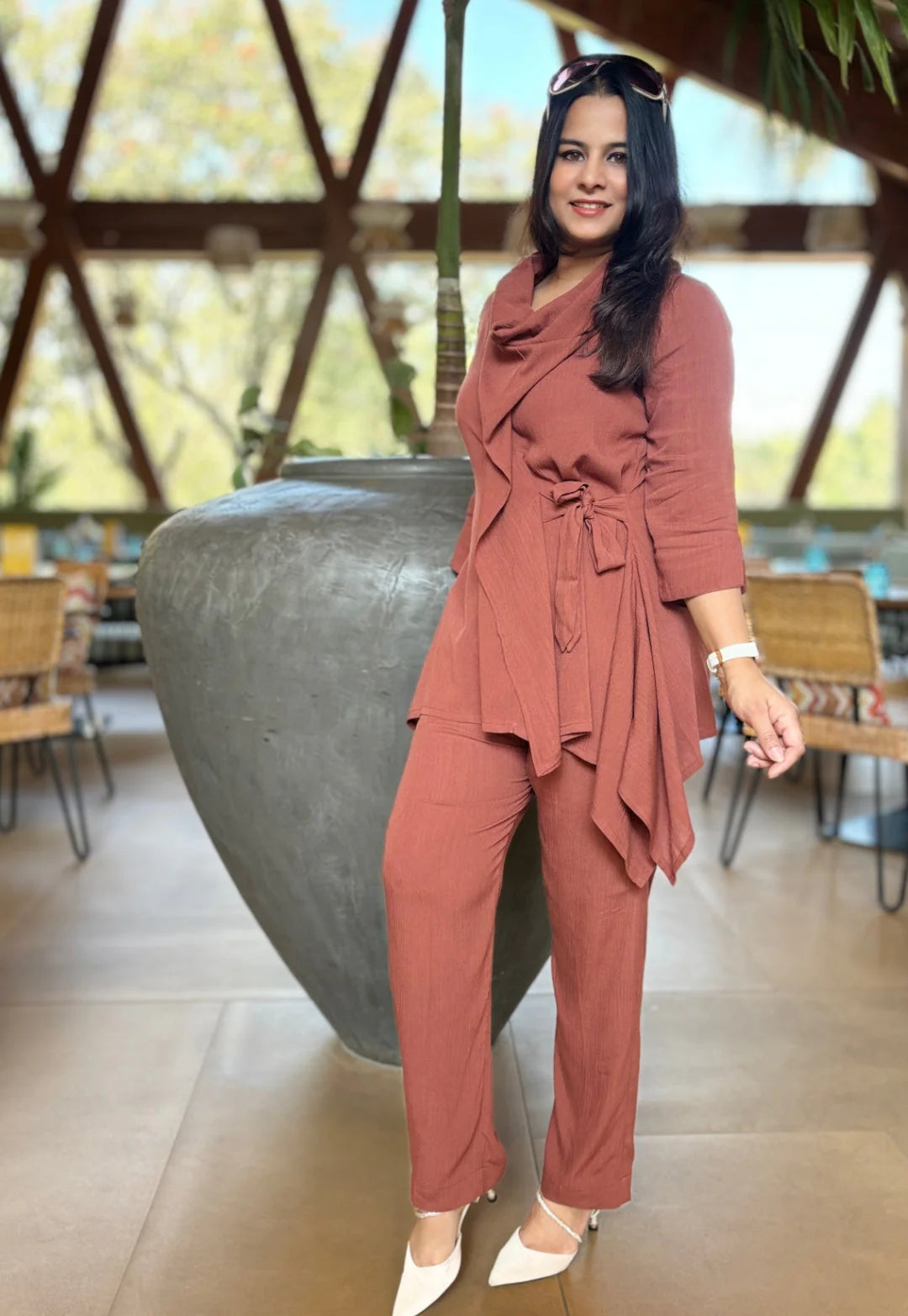 Rust-Toned Solid Cord Set