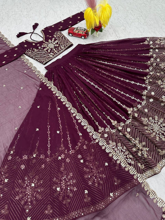 Launching Embroidered Lehenga Choli