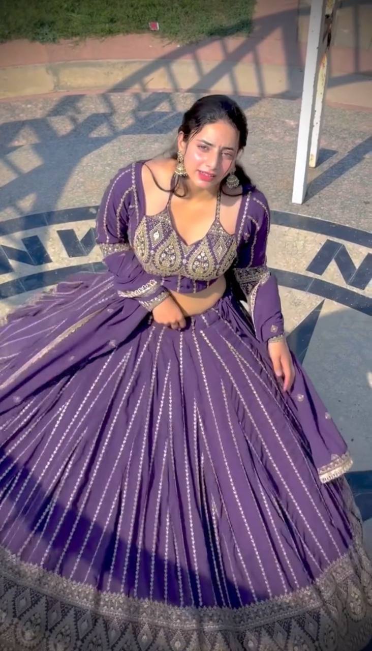 Launching Embroidered Lehenga Choli