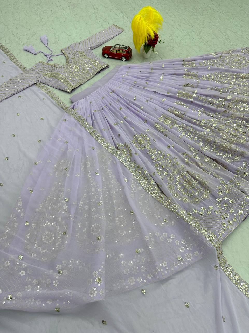 Launching Embroidered Lehenga Choli