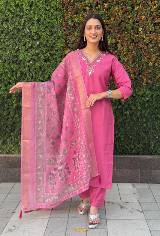Premium Roman Silk suit
