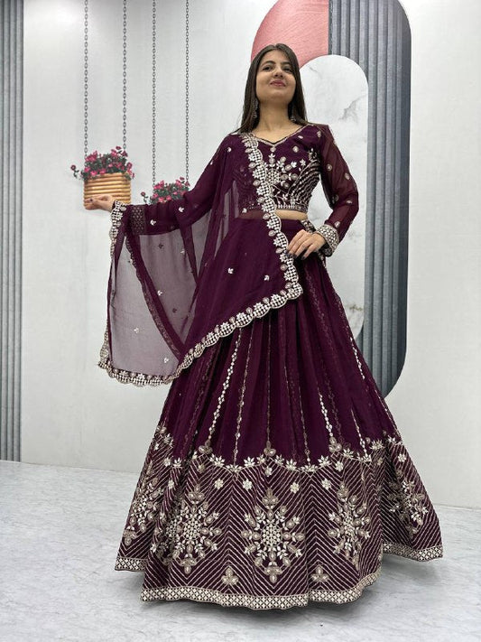 Launching Embroidered Lehenga Choli