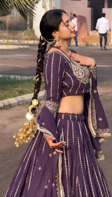 Launching Embroidered Lehenga Choli
