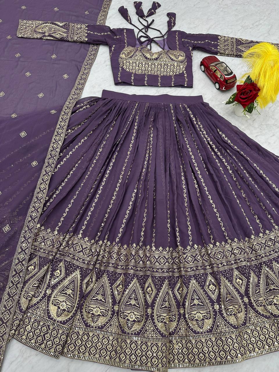 Launching Embroidered Lehenga Choli