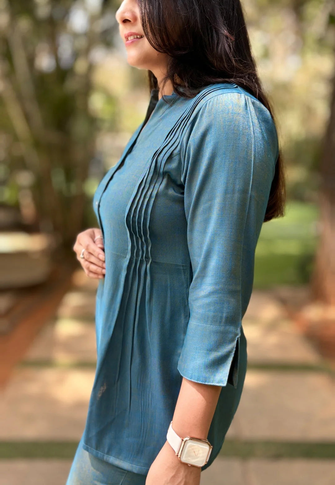 Blue Cotton Cord Set