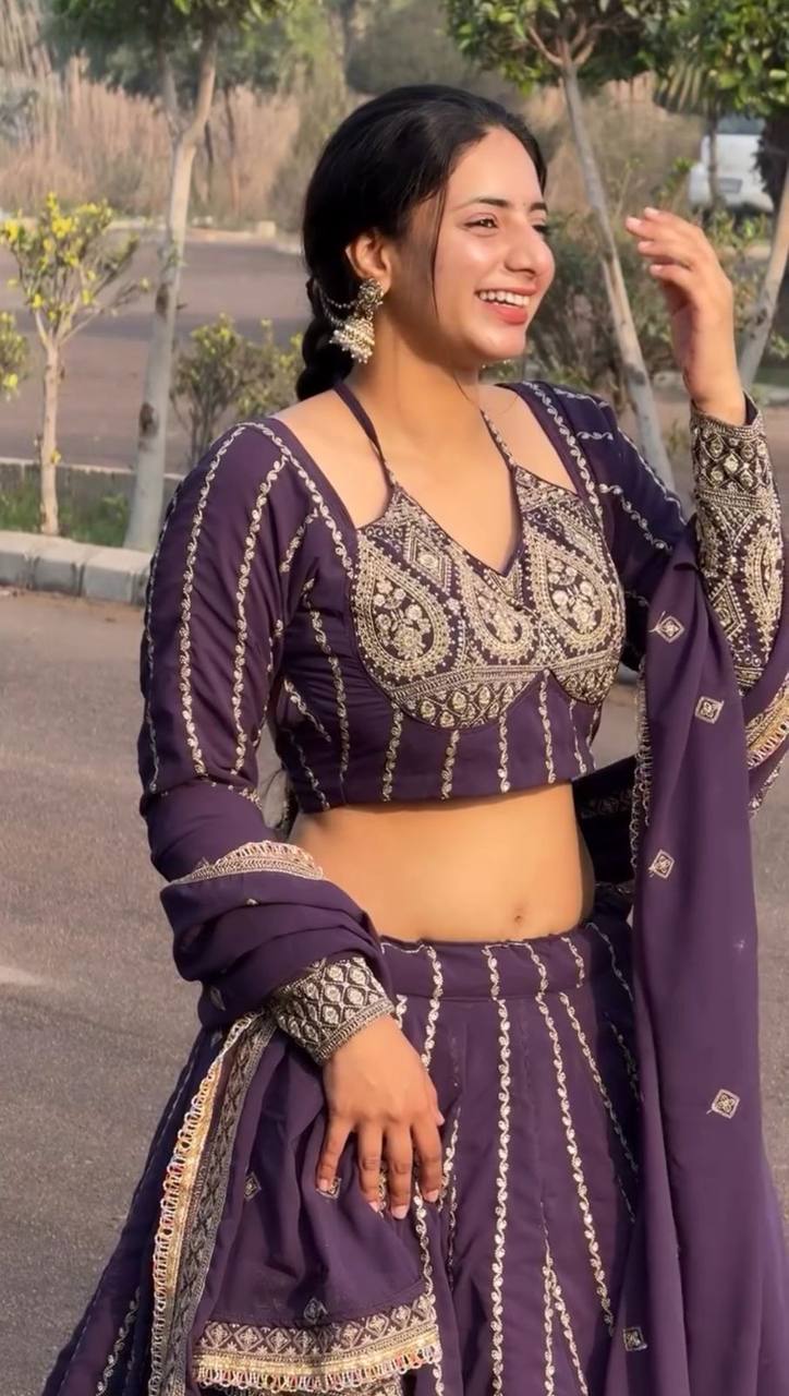 Launching Embroidered Lehenga Choli