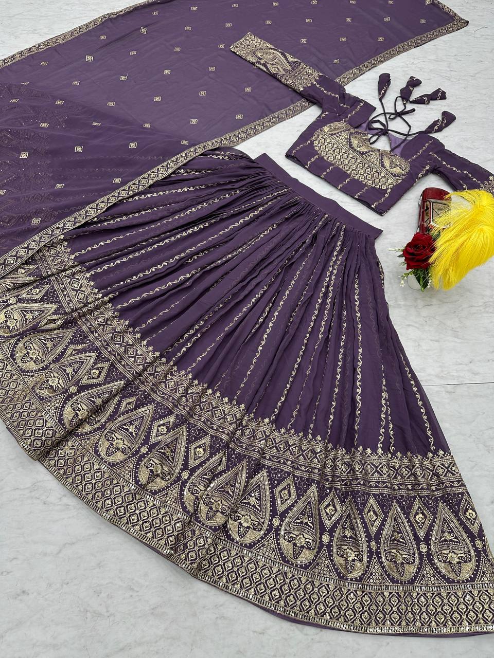 Launching Embroidered Lehenga Choli
